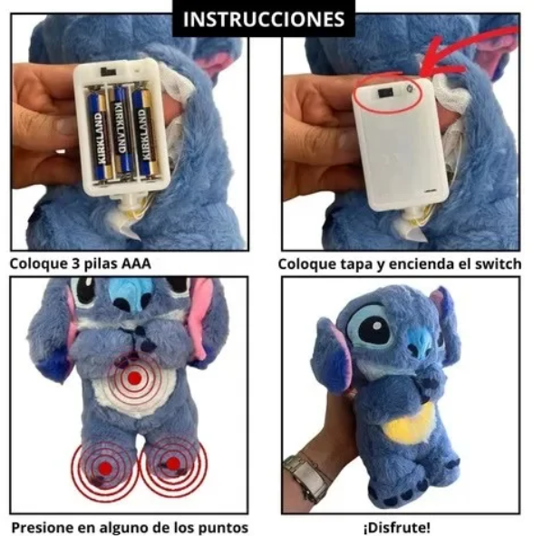 Peluche De Stitch Que Respira